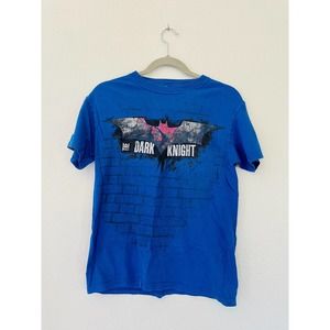 The Dark Knight Rises Batman DC Comics Blue small T-Shirt